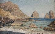 Albert Hertel Capri oil painting on canvas